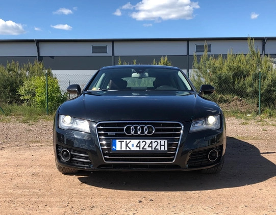 Audi A7 cena 62000 przebieg: 244146, rok produkcji 2010 z Kielce małe 191